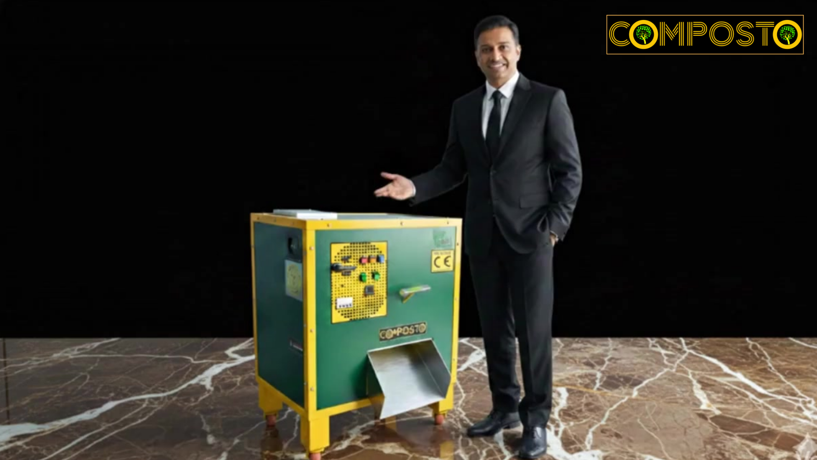 COMPOSTO 1000 kg industrial organic waste converter video thumbnail