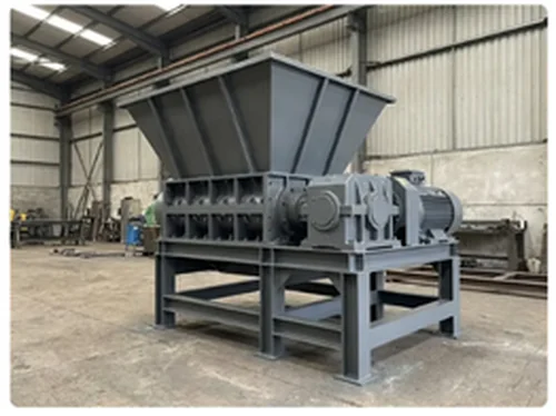 Heavy-duty waste shredder machine